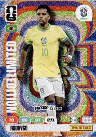 Cromo Rodrygo - FIFA World Cup 2026. Adrenalyn XL
 n. L12 - Panini