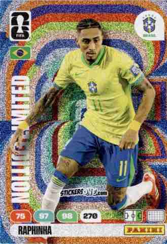 Cromo Raphinha - FIFA World Cup 2026. Adrenalyn XL
 n. L14 - Panini