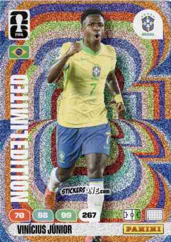 Cromo Vinicius Junior - FIFA World Cup 2026. Adrenalyn XL
 n. L15 - Panini