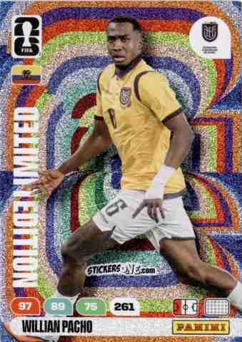 Figurina Willian Pacho - FIFA World Cup 2026. Adrenalyn XL
 n. L27 - Panini