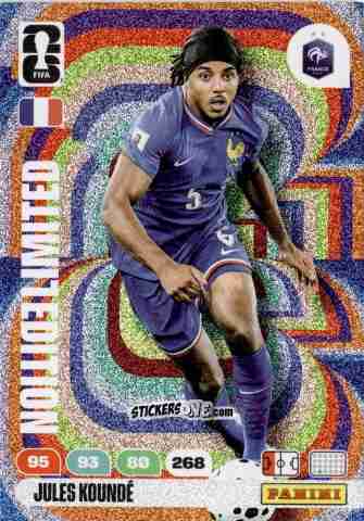 Figurina Jules Koundè - FIFA World Cup 2026. Adrenalyn XL
 n. L36 - Panini