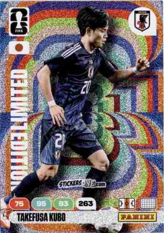 Figurina Takefusa Kubo - FIFA World Cup 2026. Adrenalyn XL
 n. L41 - Panini