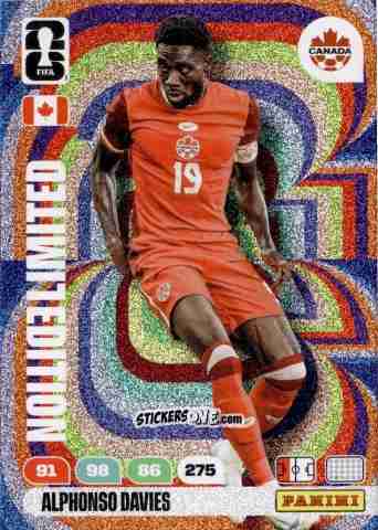 Figurina Alphonso Davies - FIFA World Cup 2026. Adrenalyn XL
 n. L43 - Panini