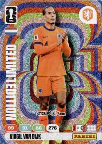Sticker Virgil Van Dijk - FIFA World Cup 2026. Adrenalyn XL
 n. L55 - Panini