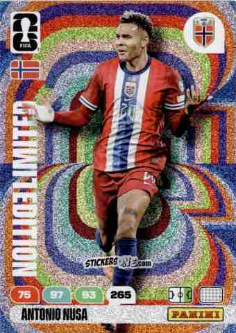 Sticker Antonio Nusa - FIFA World Cup 2026. Adrenalyn XL
 n. L57 - Panini