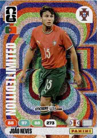 Figurina Joao Neves - FIFA World Cup 2026. Adrenalyn XL
 n. L63 - Panini