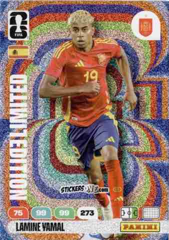 Sticker Lamine Yamal - FIFA World Cup 2026. Adrenalyn XL
 n. L70 - Panini