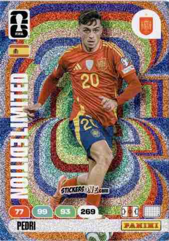 Cromo Pedri - FIFA World Cup 2026. Adrenalyn XL
 n. L73 - Panini