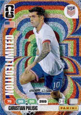 Cromo Christian Pulisic - FIFA World Cup 2026. Adrenalyn XL
 n. L78 - Panini