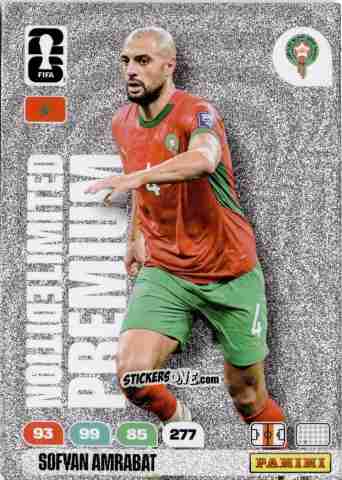 Cromo Sofyan Amrabat - FIFA World Cup 2026. Adrenalyn XL
 n. PL7 - Panini