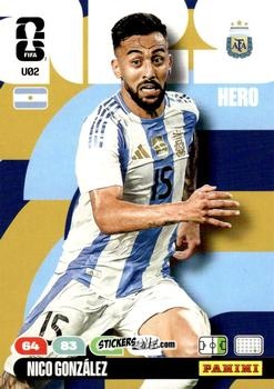 Cromo Nico González - FIFA World Cup 2026. Adrenalyn XL
 n. U2 - Panini