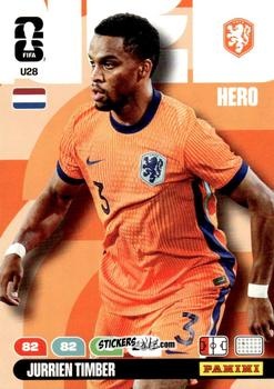Sticker Jurrien Timber - FIFA World Cup 2026. Adrenalyn XL
 n. U28 - Panini