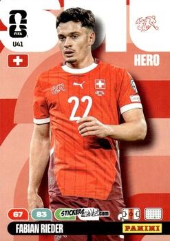 Figurina Fabian Rieder - FIFA World Cup 2026. Adrenalyn XL
 n. U41 - Panini