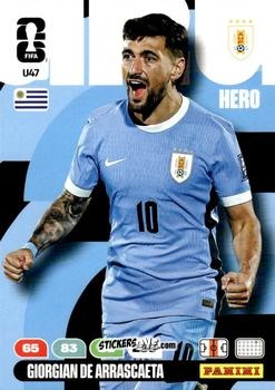 Figurina Giorgian De Arrascaeta - FIFA World Cup 2026. Adrenalyn XL
 n. U47 - Panini