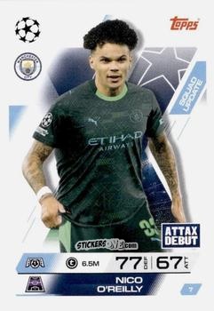 Figurina Nico O'Reilly - UEFA Champions League & Europa League 2025-2026. Match Attax Extra
 n. 7 - Topps