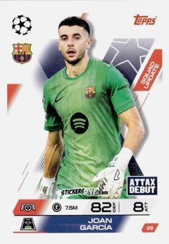 Figurina Joan Garcia - UEFA Champions League & Europa League 2025-2026. Match Attax Extra
 n. 29 - Topps