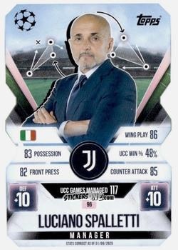 Cromo Luciano Spalletti - UEFA Champions League & Europa League 2025-2026. Match Attax Extra
 n. 96 - Topps