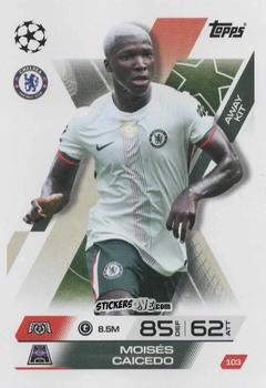 Cromo Moises Caicedo - UEFA Champions League & Europa League 2025-2026. Match Attax Extra
 n. 103 - Topps