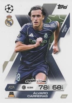 Cromo Alvaro Carreras - UEFA Champions League & Europa League 2025-2026. Match Attax Extra
 n. 110 - Topps