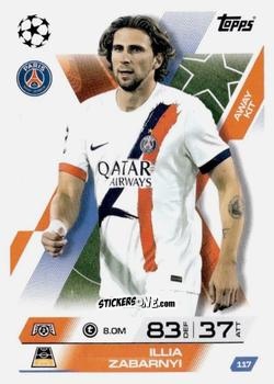 Sticker Illja Zabarnyj - UEFA Champions League & Europa League 2025-2026. Match Attax Extra
 n. 117 - Topps