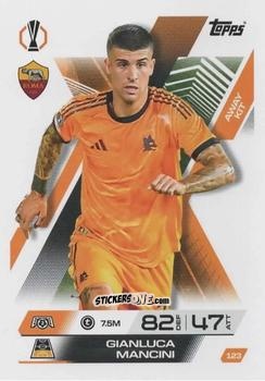 Figurina Gianluca Mancini - UEFA Champions League & Europa League 2025-2026. Match Attax Extra
 n. 123 - Topps
