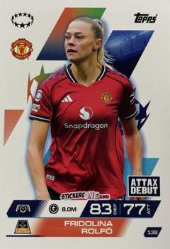 Figurina Fridolina Rolfo - UEFA Champions League & Europa League 2025-2026. Match Attax Extra
 n. 138 - Topps