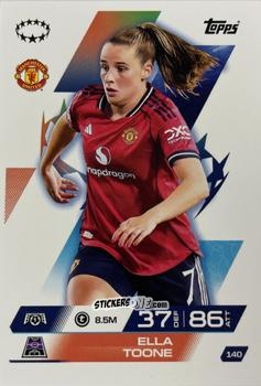 Cromo Ella Toone - UEFA Champions League & Europa League 2025-2026. Match Attax Extra
 n. 140 - Topps
