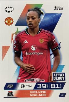Sticker Melvine Malard - UEFA Champions League & Europa League 2025-2026. Match Attax Extra
 n. 141 - Topps