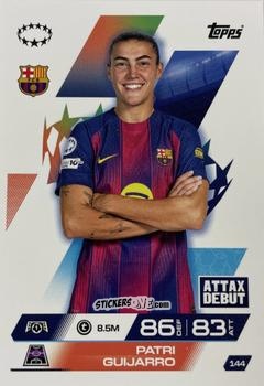 Sticker Patri Guijarro - UEFA Champions League & Europa League 2025-2026. Match Attax Extra
 n. 144 - Topps