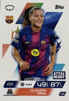 Cromo Claudia Pina - UEFA Champions League & Europa League 2025-2026. Match Attax Extra
 n. 145 - Topps
