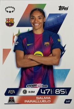 Sticker Salma Paralluelo - UEFA Champions League & Europa League 2025-2026. Match Attax Extra
 n. 147 - Topps