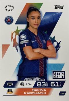 Cromo Sakina Karchaoui - UEFA Champions League & Europa League 2025-2026. Match Attax Extra
 n. 165 - Topps