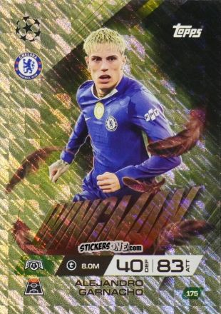 Figurina Alejandro Garnacho - UEFA Champions League & Europa League 2025-2026. Match Attax Extra
 n. 175 - Topps