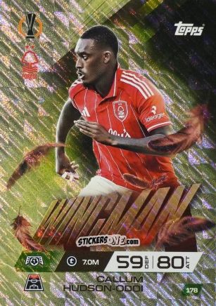 Cromo Callum Hudson-Odoi - UEFA Champions League & Europa League 2025-2026. Match Attax Extra
 n. 178 - Topps