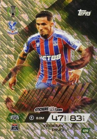 Cromo Yeremy Pino - UEFA Champions League & Europa League 2025-2026. Match Attax Extra
 n. 179 - Topps