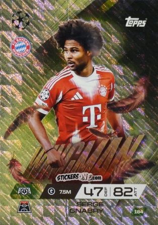Cromo Serge Gnabry - UEFA Champions League & Europa League 2025-2026. Match Attax Extra
 n. 184 - Topps