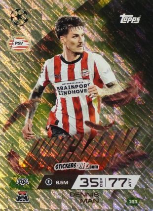 Figurina Dennis Man - UEFA Champions League & Europa League 2025-2026. Match Attax Extra
 n. 193 - Topps