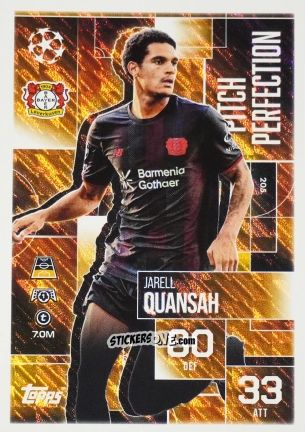 Figurina Jarell Quansah - UEFA Champions League & Europa League 2025-2026. Match Attax Extra
 n. 205 - Topps