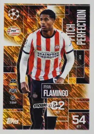 Sticker Ryan Flamingo - UEFA Champions League & Europa League 2025-2026. Match Attax Extra
 n. 207 - Topps