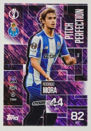 Figurina Rodrigo Mora - UEFA Champions League & Europa League 2025-2026. Match Attax Extra
 n. 216 - Topps