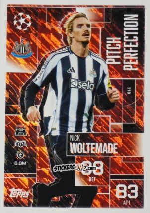 Sticker Nick Woltemade - UEFA Champions League & Europa League 2025-2026. Match Attax Extra
 n. 218 - Topps