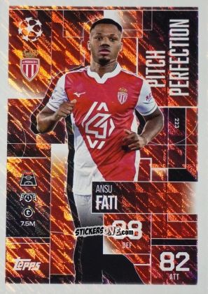 Cromo Ansu Fati - UEFA Champions League & Europa League 2025-2026. Match Attax Extra
 n. 223 - Topps