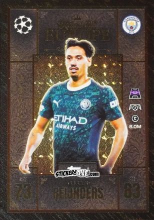 Cromo Tijjani Reijnders - UEFA Champions League & Europa League 2025-2026. Match Attax Extra
 n. 228 - Topps