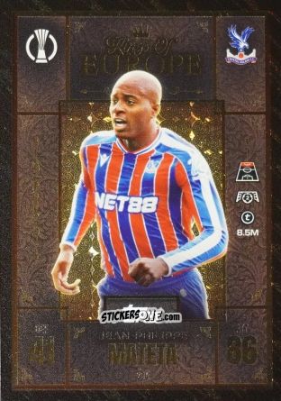 Sticker Jean-Phillippe Mateta - UEFA Champions League & Europa League 2025-2026. Match Attax Extra
 n. 234 - Topps