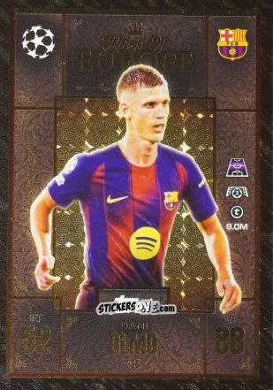 Figurina Dani Olmo - UEFA Champions League & Europa League 2025-2026. Match Attax Extra
 n. 235 - Topps