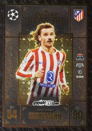 Cromo Antoine Griezmann - UEFA Champions League & Europa League 2025-2026. Match Attax Extra
 n. 237 - Topps