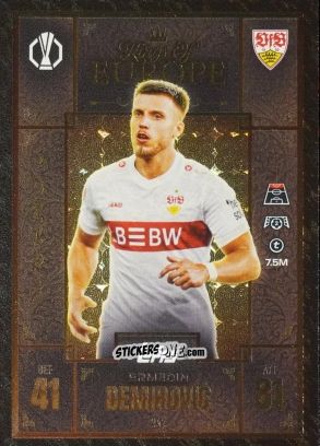 Figurina Ermedin Demirovic - UEFA Champions League & Europa League 2025-2026. Match Attax Extra
 n. 242 - Topps