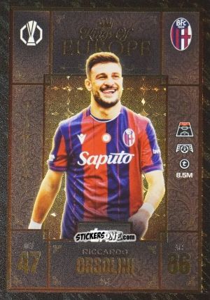 Cromo Riccardo Orsolini - UEFA Champions League & Europa League 2025-2026. Match Attax Extra
 n. 246 - Topps