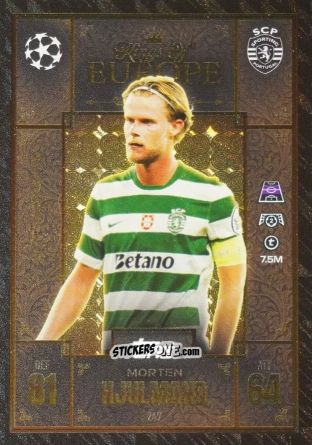 Sticker Morten Hjulmand - UEFA Champions League & Europa League 2025-2026. Match Attax Extra
 n. 249 - Topps