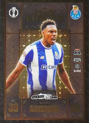 Figurina Samu Aghehowa - UEFA Champions League & Europa League 2025-2026. Match Attax Extra
 n. 251 - Topps